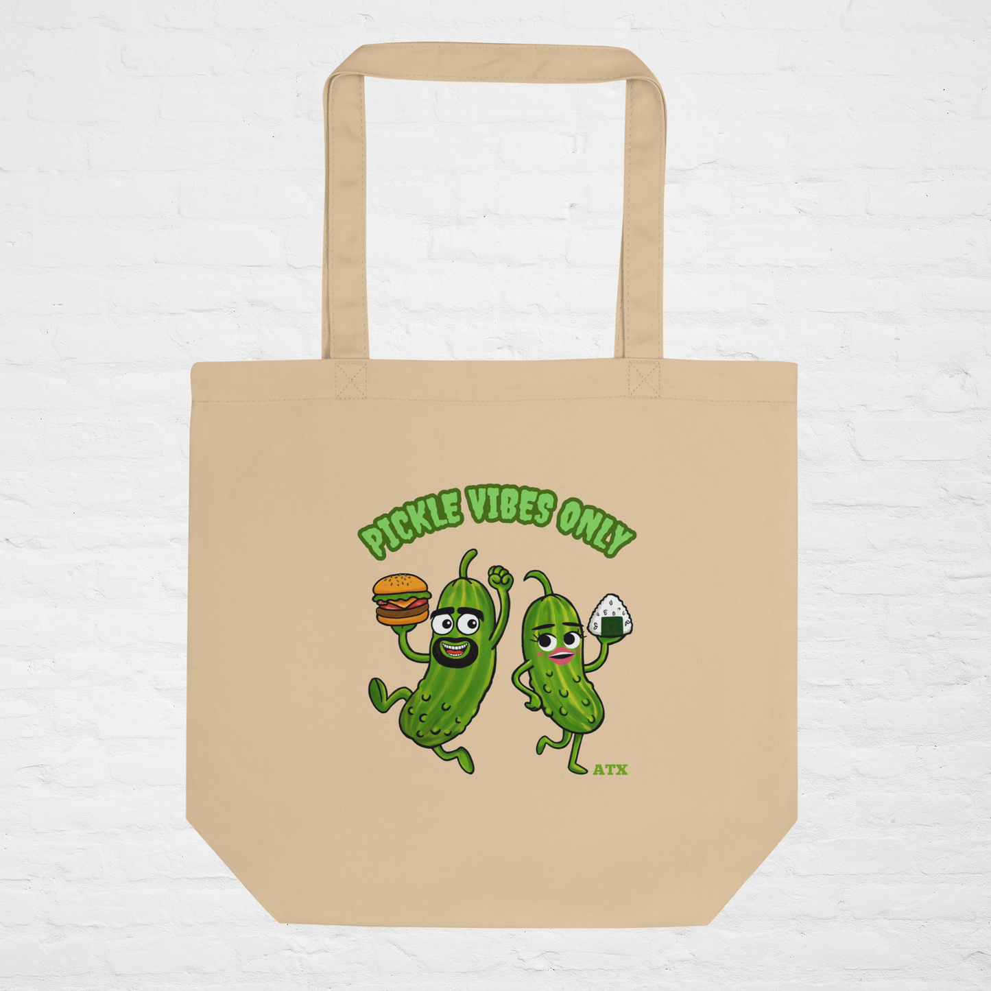 PICKLES VIBES ONLY エコトートバッグ