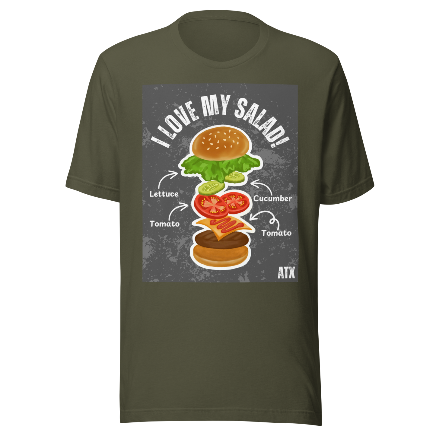 I LOVE MY SALAD Tシャツ