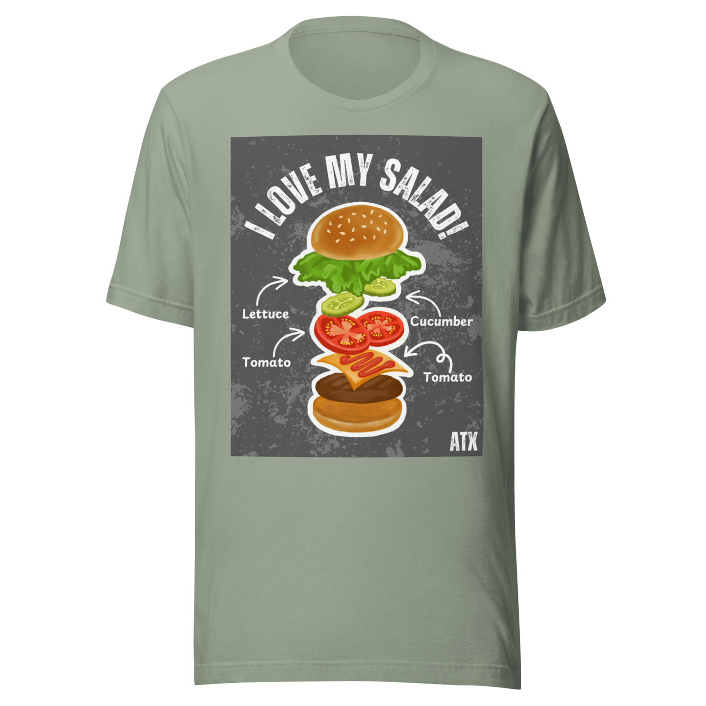 I LOVE MY SALAD Tシャツ