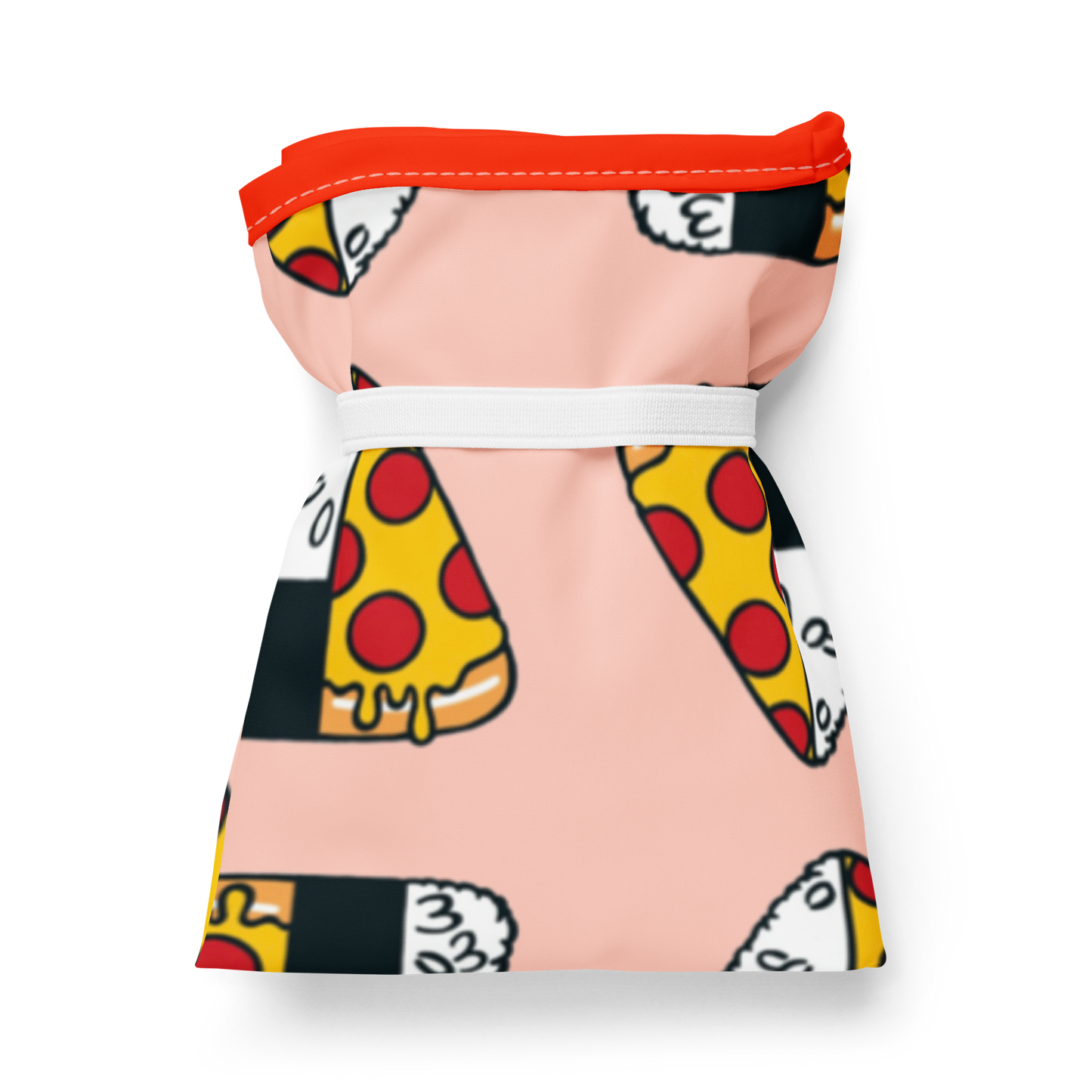 ATX Onigiri x Pizza Bag 折りたたみ軽量ショッピングバッグ(ピンク)
